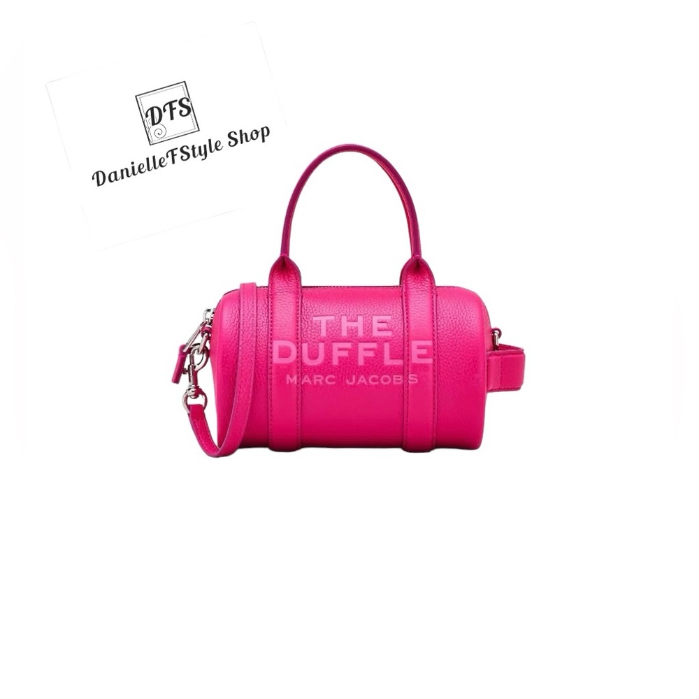 Marc Jacobs- The Leather Mini Duffle Bag- Pink- With Dustbag